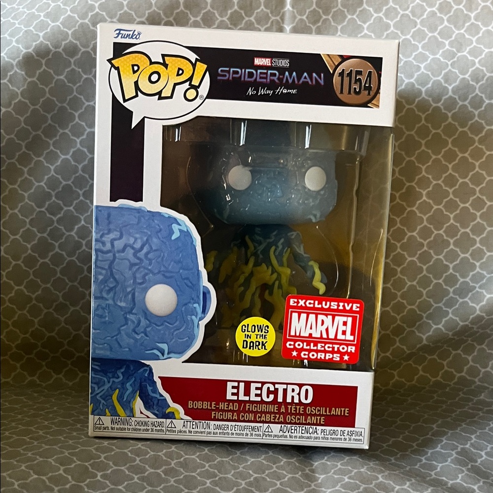 Funko Pop! Spider-Man Electro Glow Figure